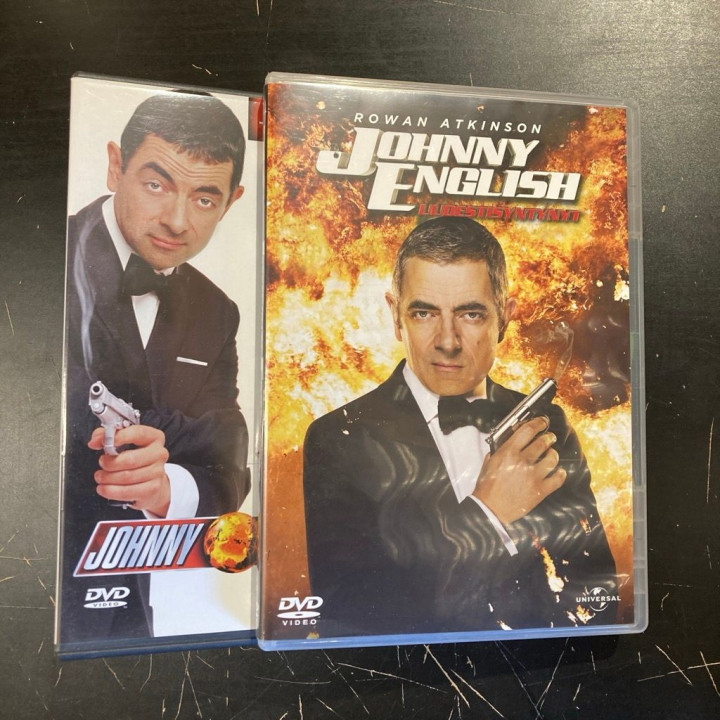 Johnny English 1-2 2DVD (M-/M-) -komedia-